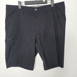 Weatherproof Vintage shorts men 38 Black Lightweight Hiking Utility Fishing